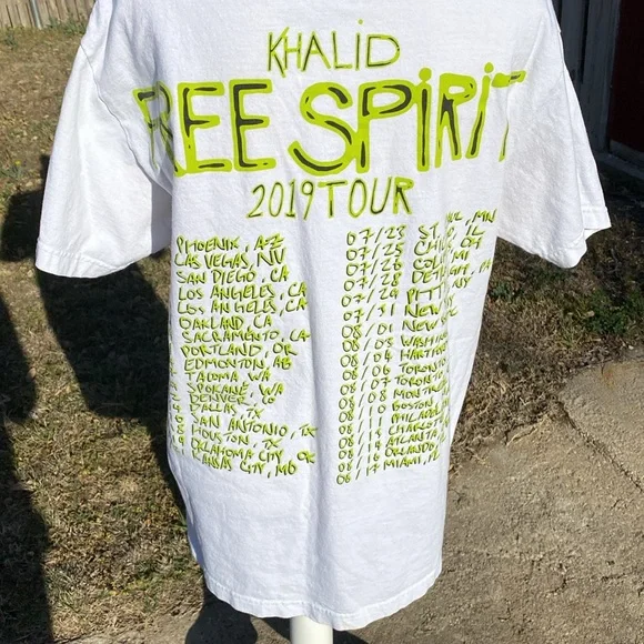 4/$20 Khalid free spirit tour shirt - Picture 4 of 9